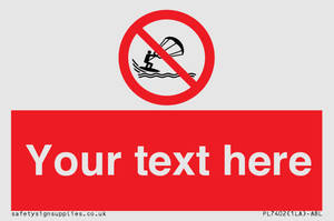 Custom No kite surfing